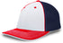 Pacific Headwear Trucker Flexfit® Cap, Size L/XL (404M), Color 'WhiteNavyRed'